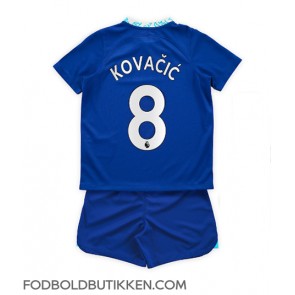Chelsea Mateo Kovacic #8 Hjemmebanetrøje Børn 2022-23 Kortærmet (+ Korte bukser)